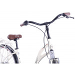Mestský bicykel 28 Fuzlu California 3S Hliníkový Krémový